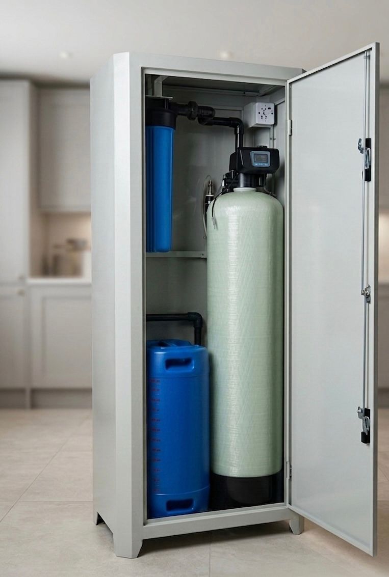 SS Compact Whole-House Softener