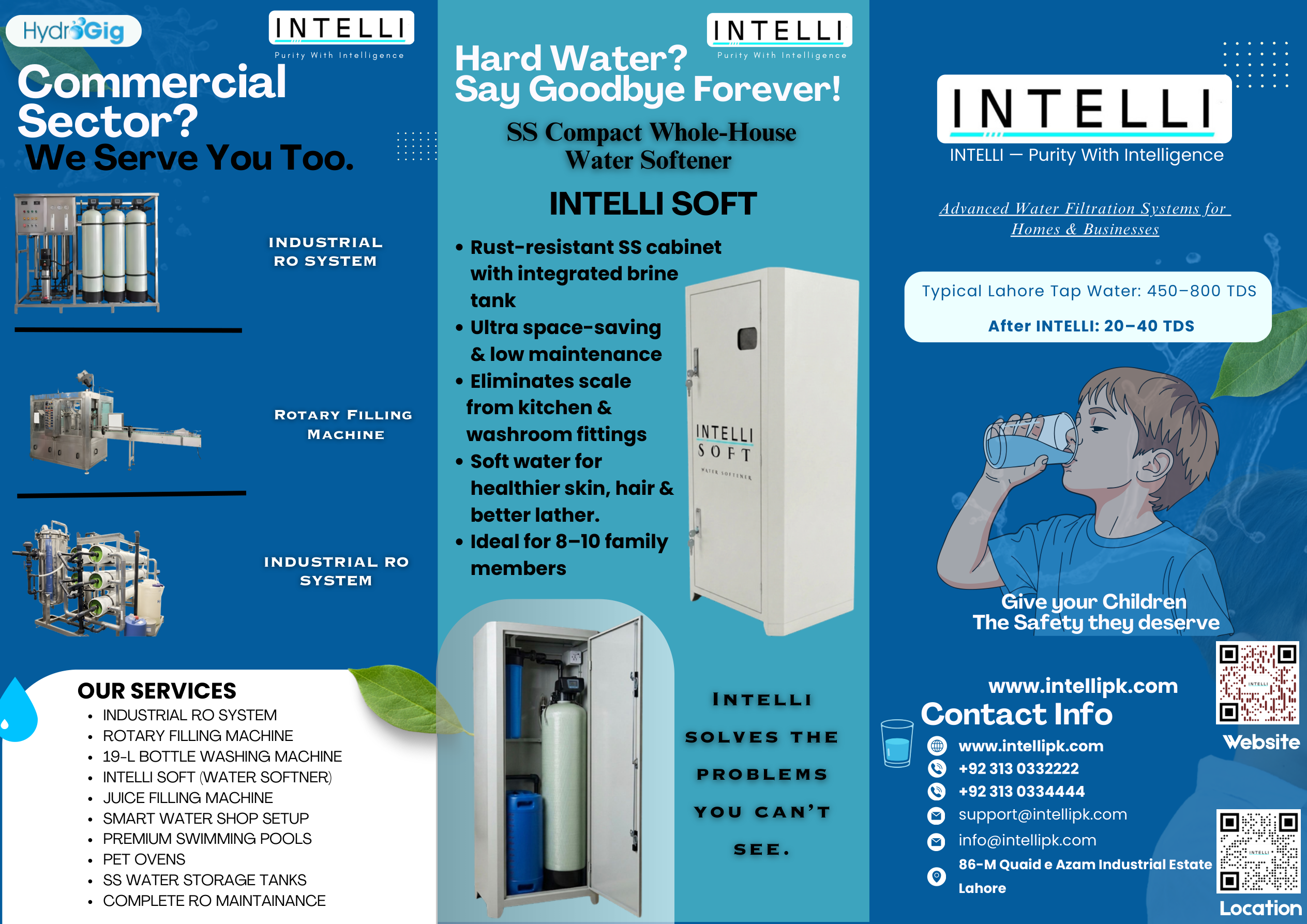 INTELLI product leaflet, page 1